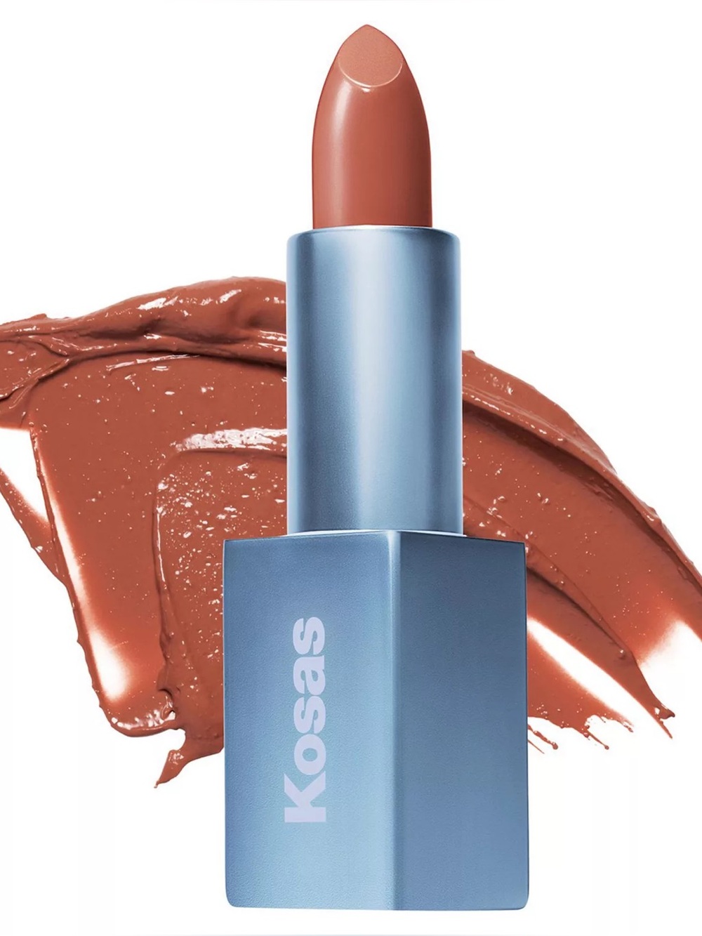 KOSAS WEIGHTLESS LIP COLOR NOURISHING SATIN LIPSTICK;—HIGH CUT—WARM ROSY PINK